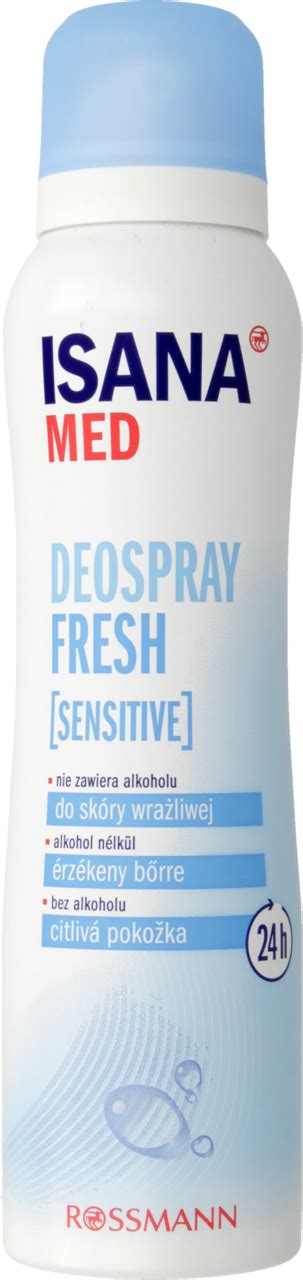 Isana Med Fresh Sensitive Dezodorant W Spray U H Do Sk Ry