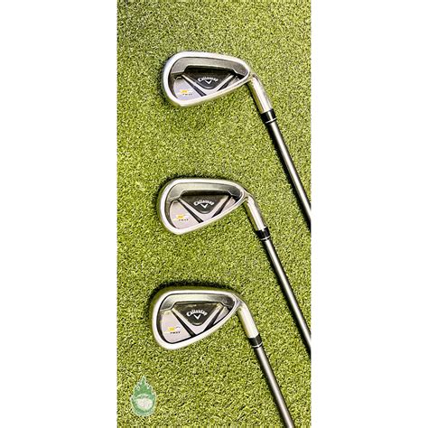 Used Right Handed Callaway X2 Hot Irons 8 PW 60g Regular Flex Graphite Golf Set SwingPoint Golf