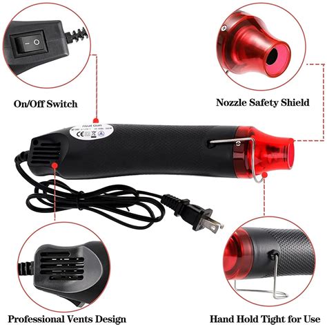 Portable Hand Embossed Diy V V Mini Shrink Hot Air Blower Mini Electric Heat Gun Buy