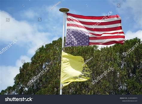 American Flag Upside Down Flying On Stock Photo 2149180973 | Shutterstock