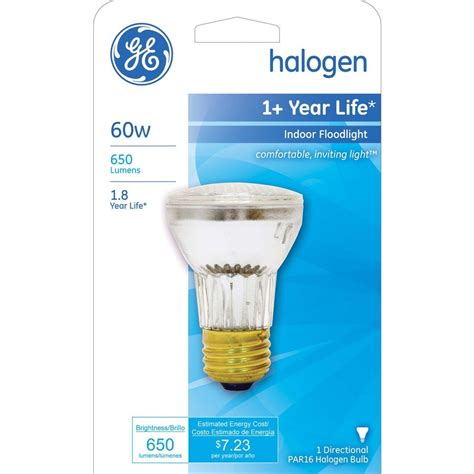 Ge Dimmable Bright White Flood Halogen Light Bulb At Lowes