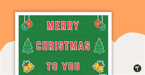 Light Box Insert Festive Season Teach Starter