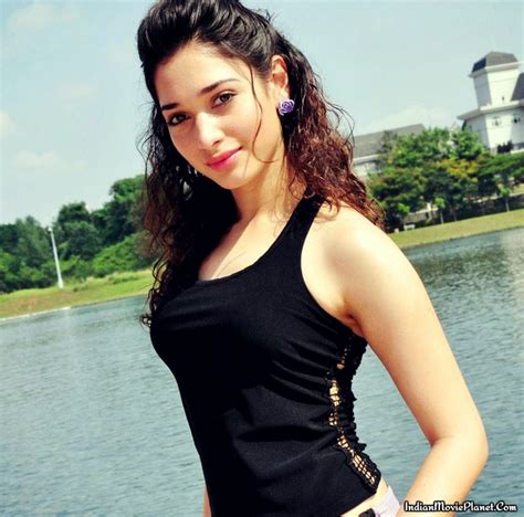Tamanna Hot Photo Shoot Black Dress