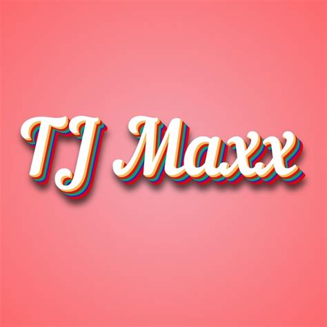 Premium Photo Tj Maxx Text Effect Photo Image Cool