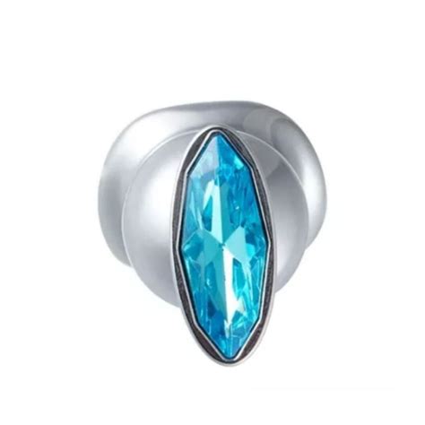 Plug Anal De A O Formato De Glande Joia Na Base Vibe Toys