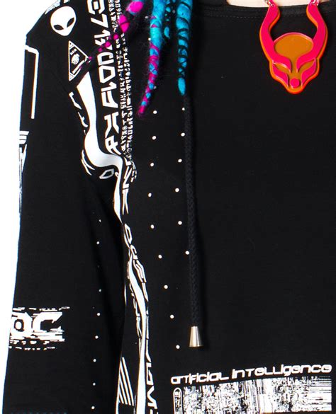 Girls Neo Future Crop Ls Top Cyberdog London By Cyberdog Rave