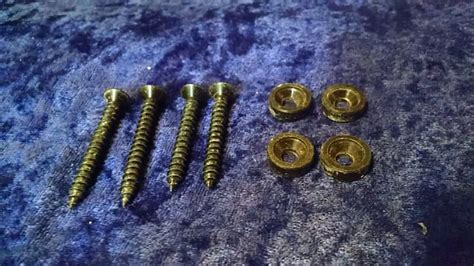 Oem Ibanez Rg Neck Plate Screws And Grommets Reverb