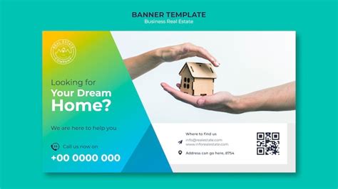 Free PSD | Modern real estate banner template