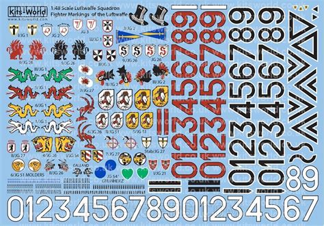 Luftwaffe Squadron Fighter Markings