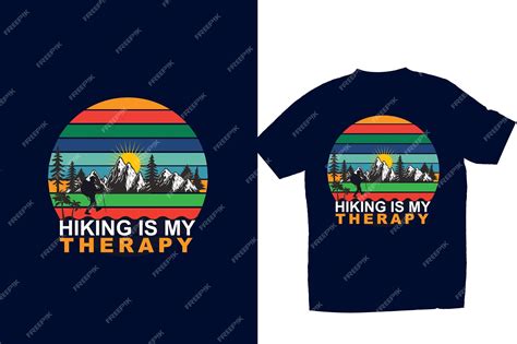 Premium Vector Hiking Outdoor Tshirt Design And Vector