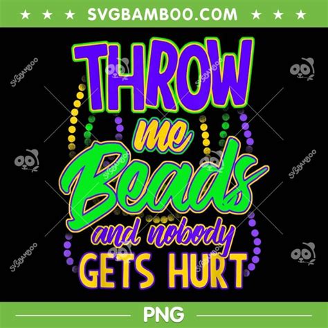 Throw Me Beads Mardi Gras Png