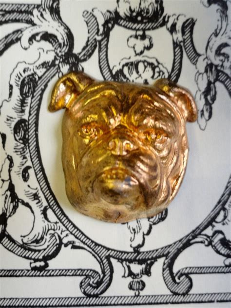 vintage french bull dog pc etsy