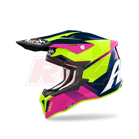 Capacete Airoh Strycker Blazer Blue Pink Gloss Rc