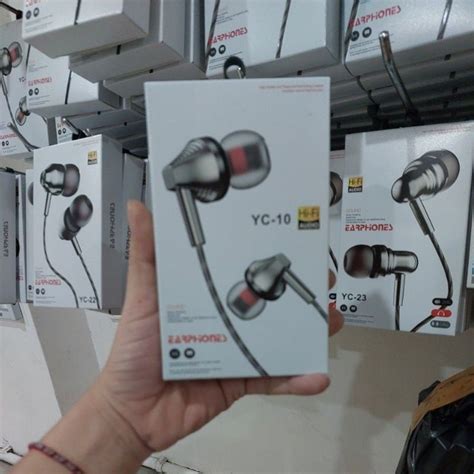 Jual Headseat Handsfree Premium Seri Yc 10 Chrome Shopee Indonesia