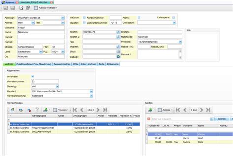Warenwirtschaft > Sonderfunktionen > Provision