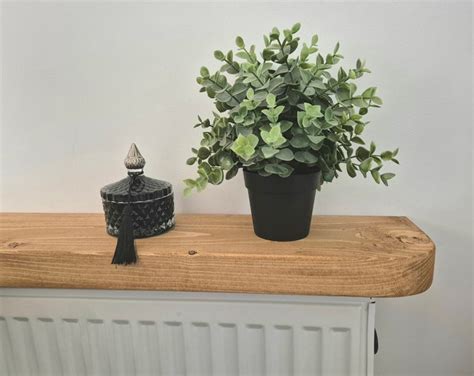 Handmade Radiator Shelf Made From Solid Wood Rustic Style