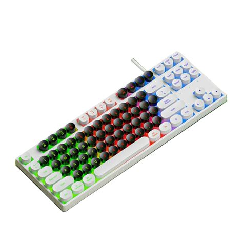 Replacement Keyboards Dark Alien DK Keys Hot Plug In Glowing Game Wired Mechanical
