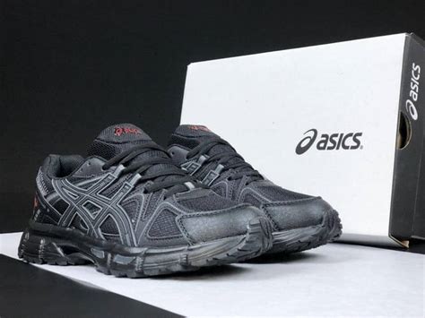 Мужские кроссовки ASICS Gel Kahana 8 черные спортивные кроссовки летние ...