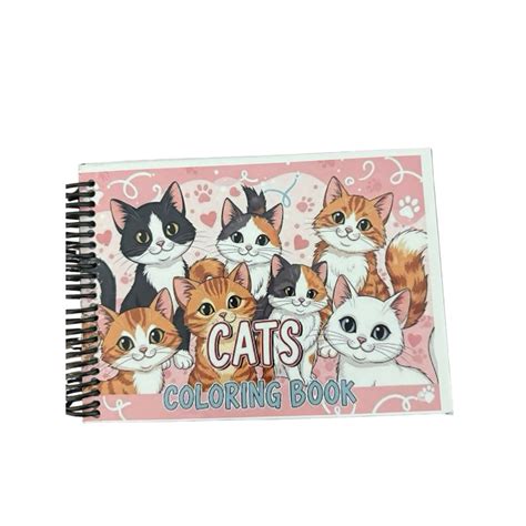 Livro De Colorir Gatos - Livro de Colorir Gatos 60 Páginas Estilo Comfy & Cozy | Shopee Brasil