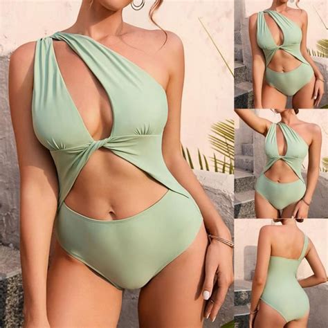 Ensemble De Maillot De Bain Fendu En Bikini Pour Femmes Sexy La Mode