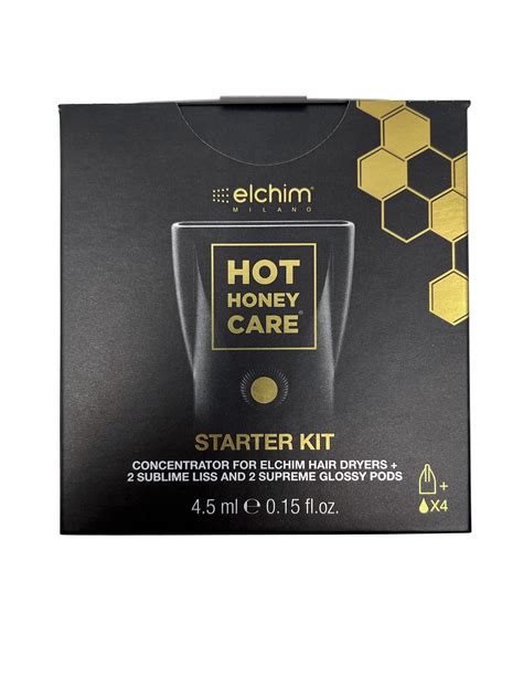 Health Beauty Elchim Milano Hot Honey Care Starter Kit