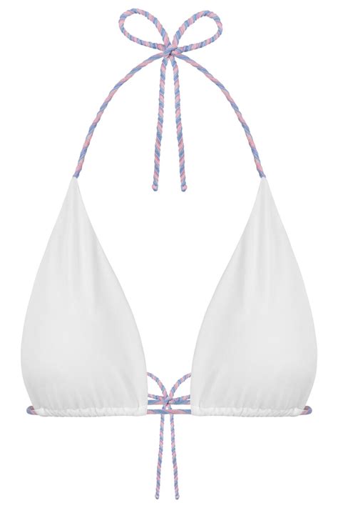 GÓRA BIKINI COCONUT biały Dobra Cena Sklep Online PEERLESS