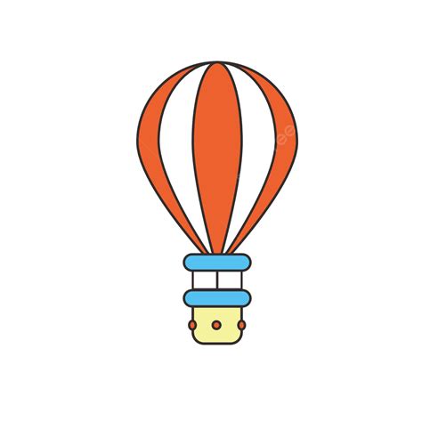 Hot Air Balloon Vector Hd PNG Images Romantic Hot Air Balloon Cartoon Material Hot Air Balloon