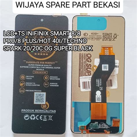 Jual LCD TS INFINIX SMART 8 8 PRO 8 PLUS 8 HD HOT 40I TECHNO SPARK 20 20C GO 2024 ITEL P55 RS4
