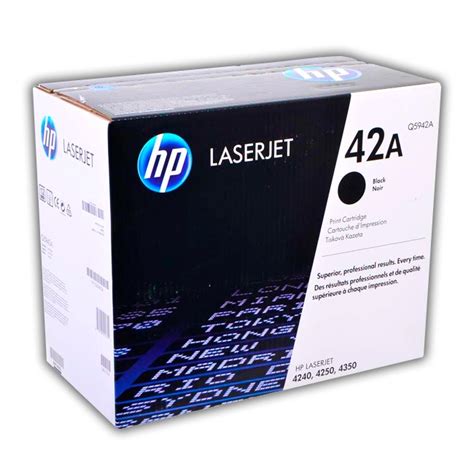 Toner HP LaserJet Q5942A Negro 42A Original