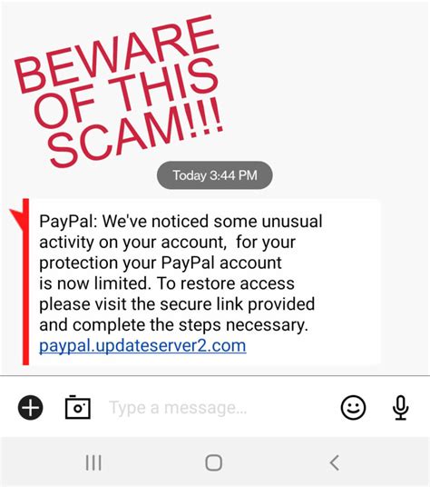 Beware Of This Paypal Scam Web Image Media