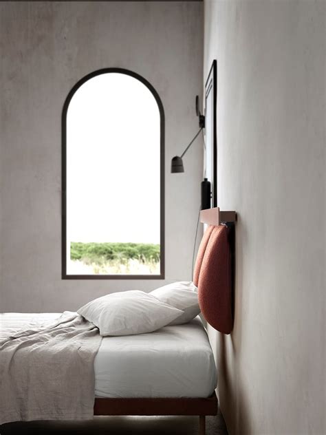 Upholstered Aluminium Headboard With Integrated Lighting Groove Zip By Caccaro Design Monica Graffeo