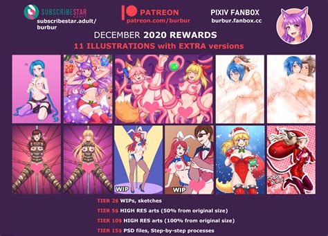 DECEMBER REWARDS PREVIEW By Burbur Hentai Foundry