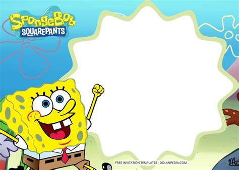 7 SpongeBob Squarepants Birthday Invitation Templates Birthday