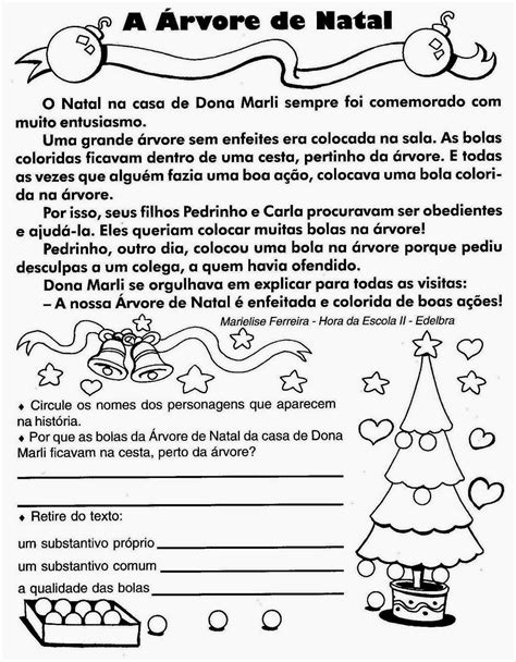 Educar X Atividades Para O Natal Ensino Fundamental