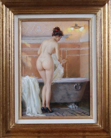 Konstantin Razumov Nude Lady At The Bath At 1stDibs