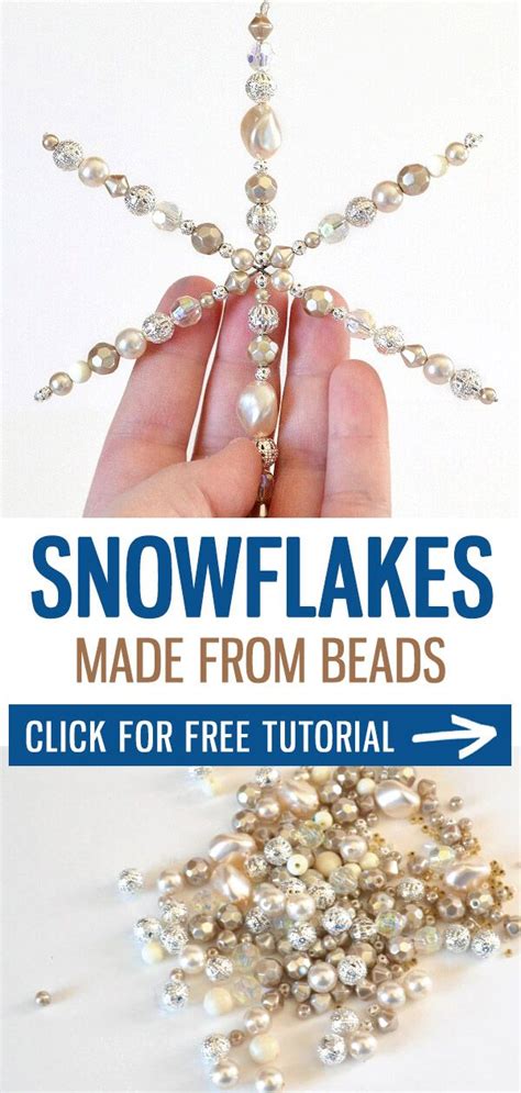 Elegant Beaded Snowflake Ornament Tutorial Artofit