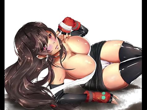 Hentai Tifa y sus enormes tetas en una pose lasciva mostrando su coño XVIDEOS