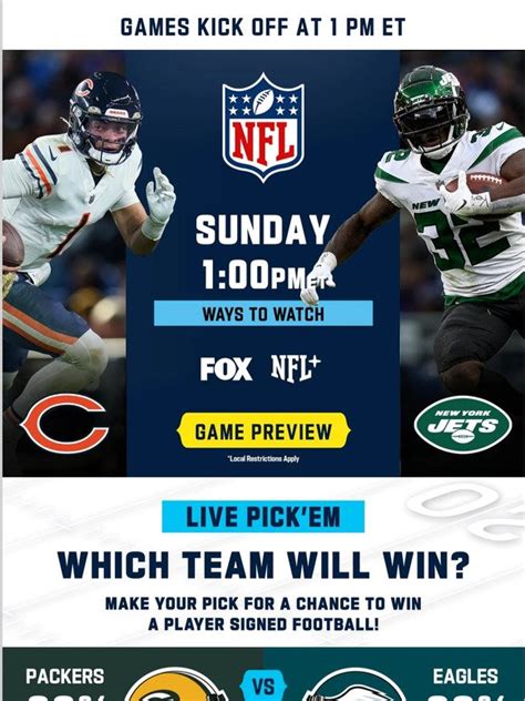 Nfl Gamepass Dk Its Football Sunday 🙌 Games Kickoff 1 Pm Et Milled