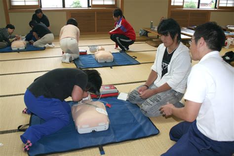 赤十字講習法・救急員養成講習会 北秋田市ホームページ 住民が主役のもりのまち