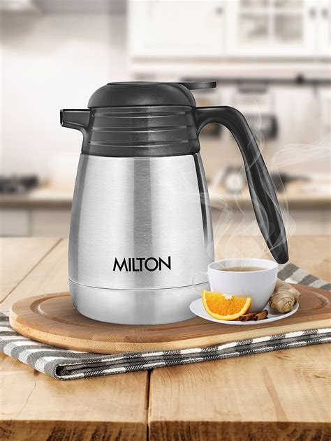 Buy Milton Classic Silver Toned Hot Cold Thermosteel Tea Coffee Carafe L Kettle For