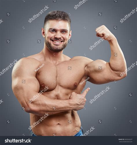 Half Naked Sexy Body Muscular Athletic Stock Photo Edit Now