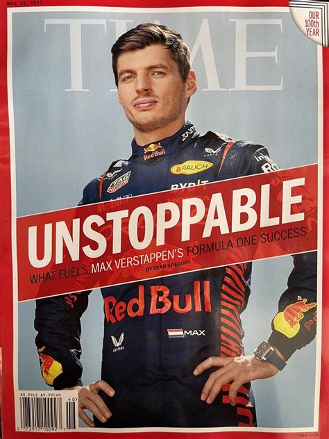 Time Magazine Max Verstappen Formula One Oracle Red Bull Racing