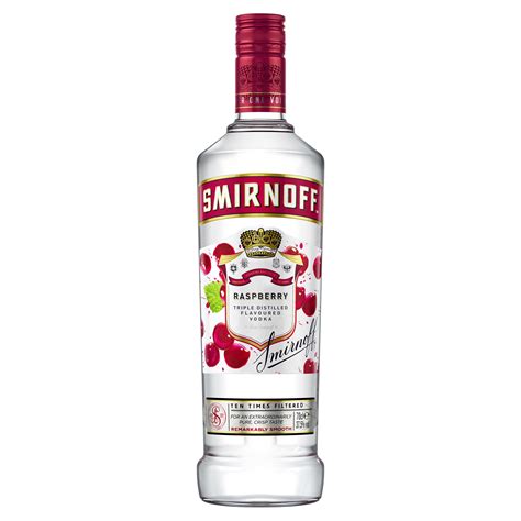 Smirnoff Raspberry Flavoured Vodka 70cl Spirits Pre Mixed Iceland