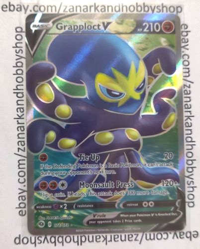 Pokemon Grapploct V 072073 Champions Path Full Art Nm Ebay