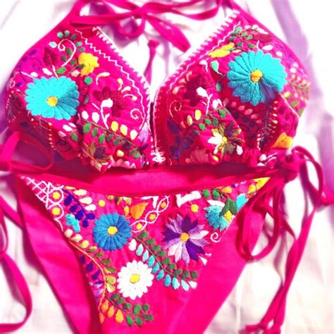 Scrunch Butt Brazilian Bikini Bottom In White Pink Lavender Etsy