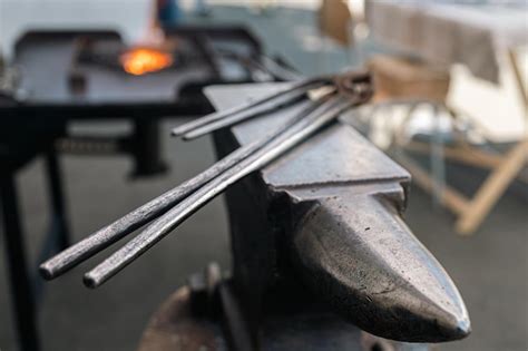 Premium Photo Anvil In The Forge