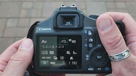 How To Change The Aperture Or F Stop On A Canon Dslr Youtube