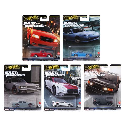 Hot Wheels 風火輪 玩命關頭系列合金小車 一組5入 H箱號 PChome 24h購物