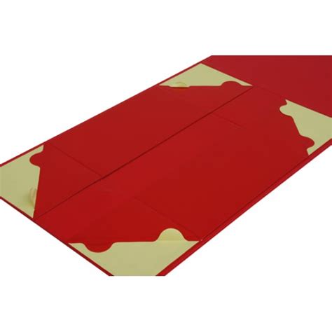 Large Red Magnetic Gift Boxes Supplied Flat Packed With Self Adhesive