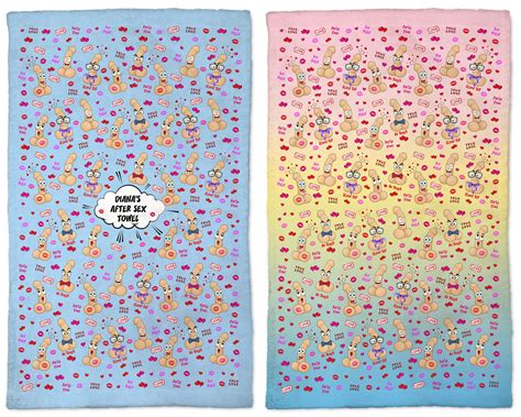 After Sex Towel Funny Penis Gag Gift Thank You Cum Again Etsy